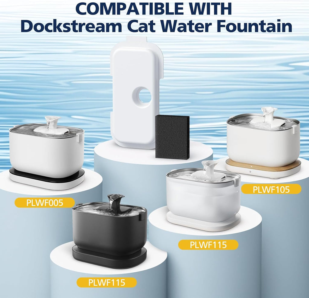Replacement Filters for PETLIBRO Dockstream Cat Water Fountain PLWF106