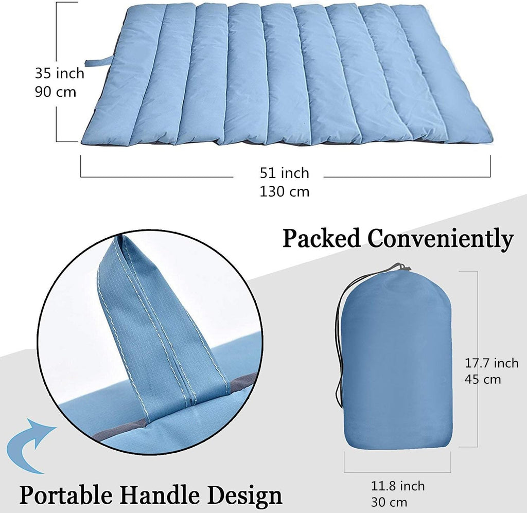 CHEERHUNTING Outdoor Dog Bed, Waterproof, Washable, Large Size, Durable, Water Resistant, Portable and Camping Travel Pet Mat 51X35