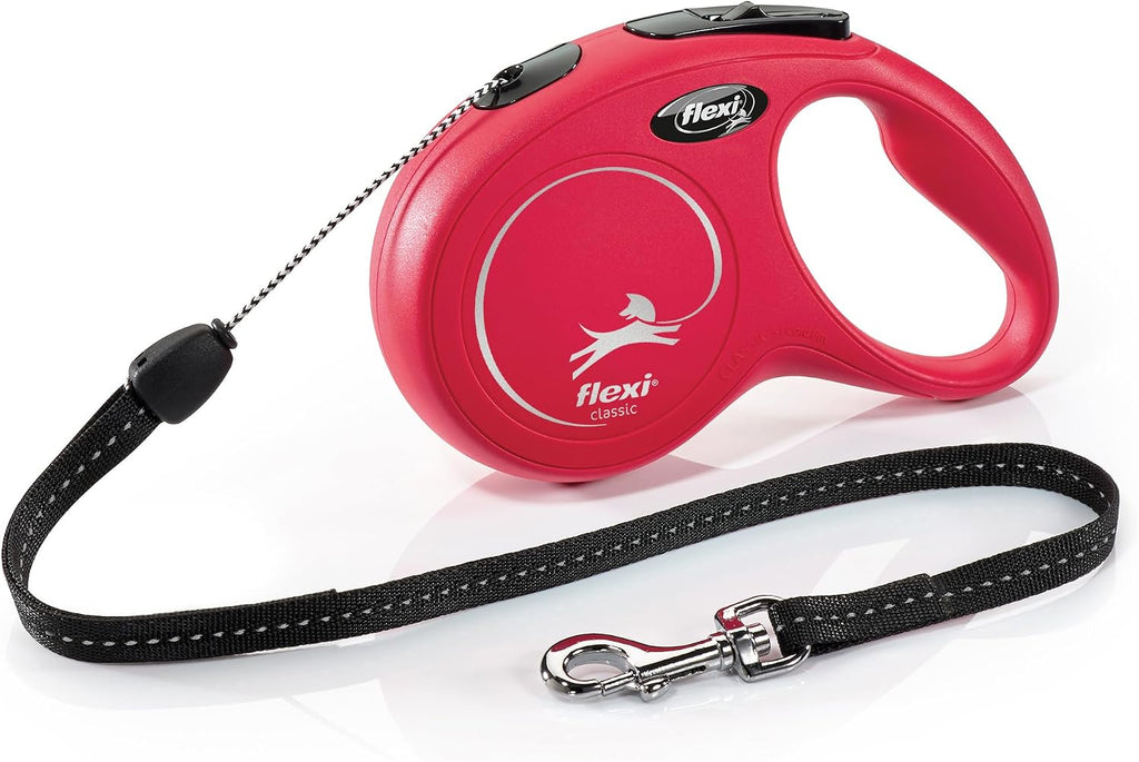 Flexi Roll-Leash New Classic S Rope 8 M Blue for Dogsup to Max. 12 kg