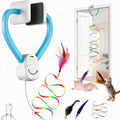 Interactive Automatic Cat Toy, 360° Rotating Feather Wand