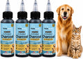 Activated Charcoal for Dogs, Cats & Puppies – Emergency Pet First Aid Gel for Accidental Ingestion, Beef-Flavored Digestive Paste, Veterinarian-Developed, Made in USA, 60 mL (Pack of 4)