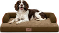 MEKIY Orthopedic Waterproof Dog Bed with Bolster for Extra Large Size Dogs