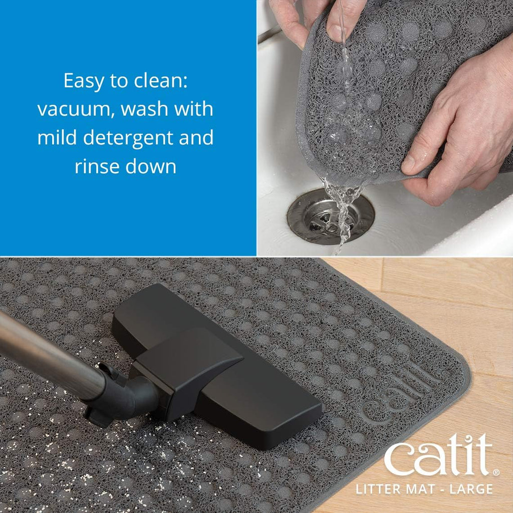 Catit Large Cat Litter Mat - Non-Slip, Easy Maintenance Design