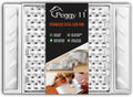 PEGGY11 304 Stainless Steel Lick Mat for Dogs & Cats, 1 Pack