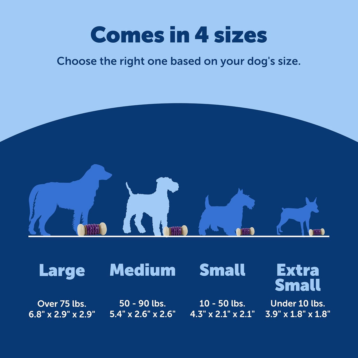 PetSafe Busy Buddy Nobbly Nubbly Treat Holding Dog Chew Toy, Medium
