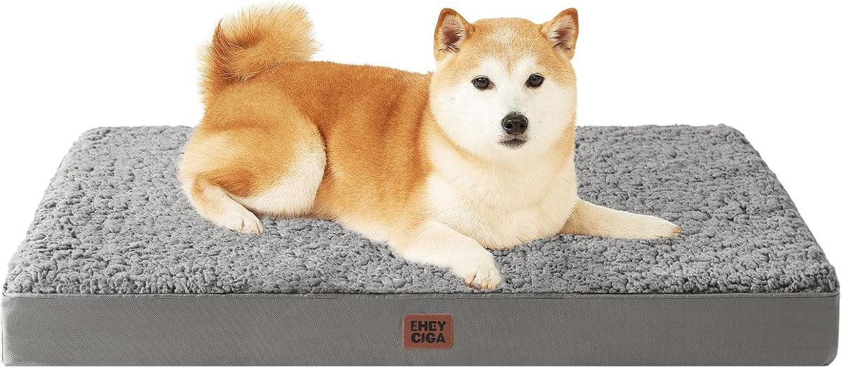 EHEYCIGA Orthopedic Dog Bed Large with Removable Washable Cover, 36x27