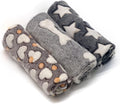 1 Pack 3 Puppy Blanket, Fleece Pet Small Dog Blanket for Puppy Cat, 29"x20"