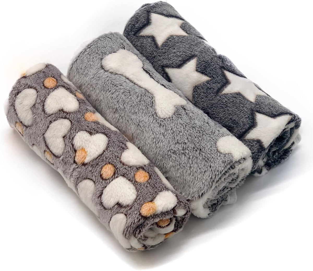 1 Pack 3 Puppy Blanket, Fleece Pet Small Dog Blanket for Puppy Cat, 29"x20"