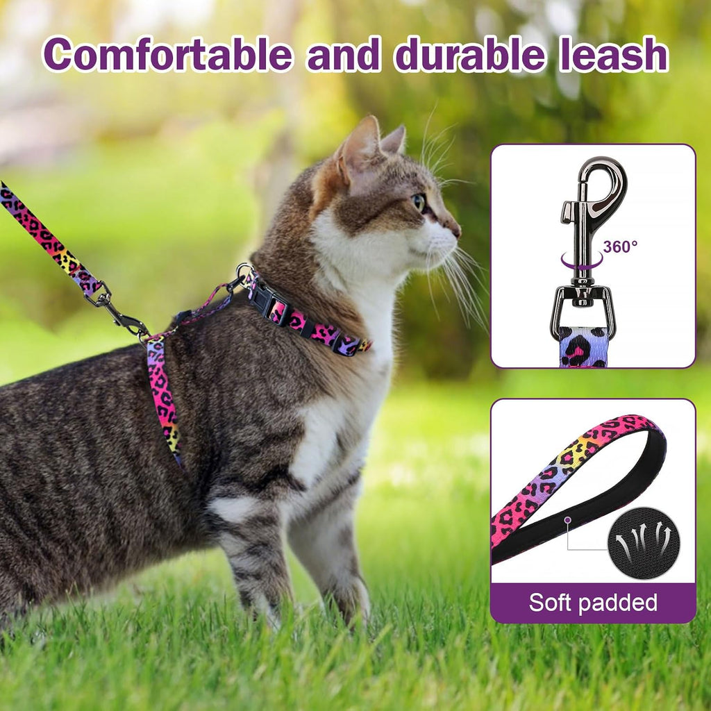 Hikiko Escape-Proof Cat Harness and Leash Set for Walking