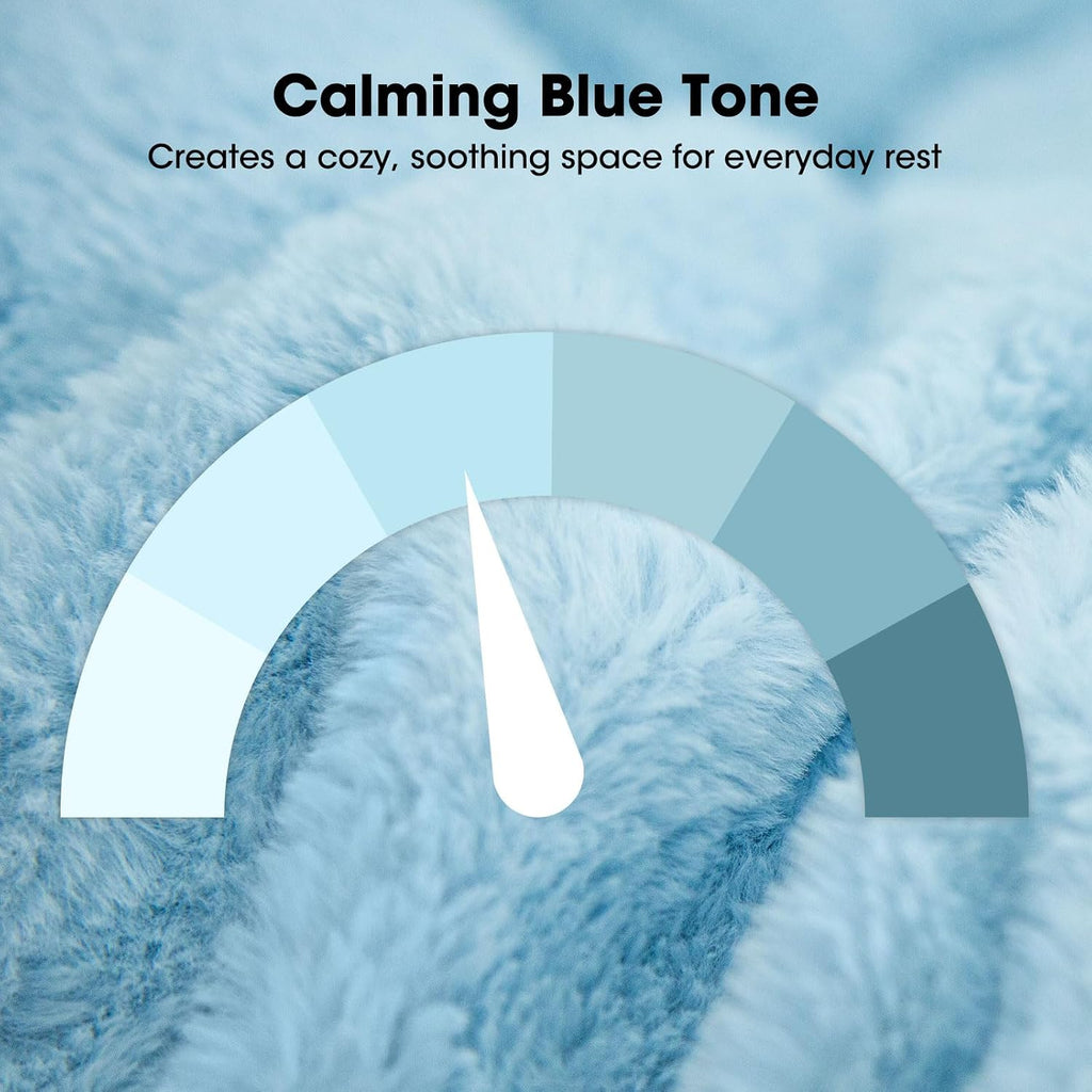 ClevaHome Orthopedic Dog Bed for Medium Dogs, 30in Ice Blue