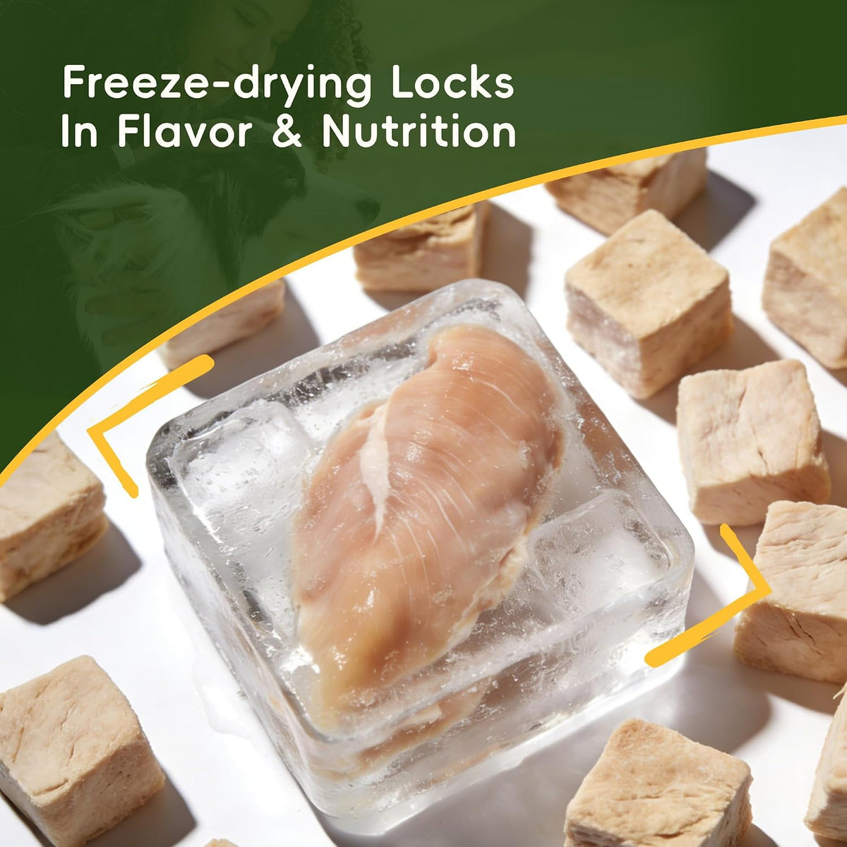 Freeze Dried Chicken Dog Treats, Net Wt. 5 oz