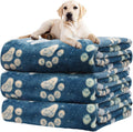 Rezutan Blanket for Large Dogs & Cats Soft Reversible Cute Paw 40"x31"