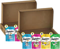 Temptations Cat Treats Classic Crunchy and Soft Feline Favorites Variety Pack,3 oz. Pouches,(Pack of 12)