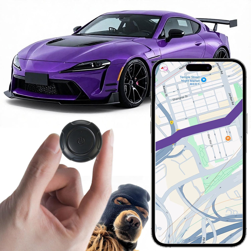 GPS Tracker for Vehicles,Car GPS Tracker Portable Real Time Magnetic GPS Tracking Device, Full Global Coverage Location Tracker for Car,kids,dogs,Trucks/Person. No Subscription Required/No Monthly Fee