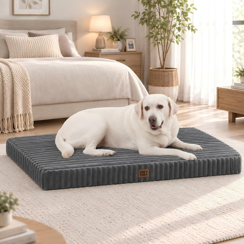 EHEYCIGA Orthopedic XL Dog Beds Large Sized Dog, 44"x32" Washable Pet Bed