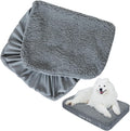 Dog Bed Covers 2 Pack Soft Plush Replacement Washable, 44x35 Inches