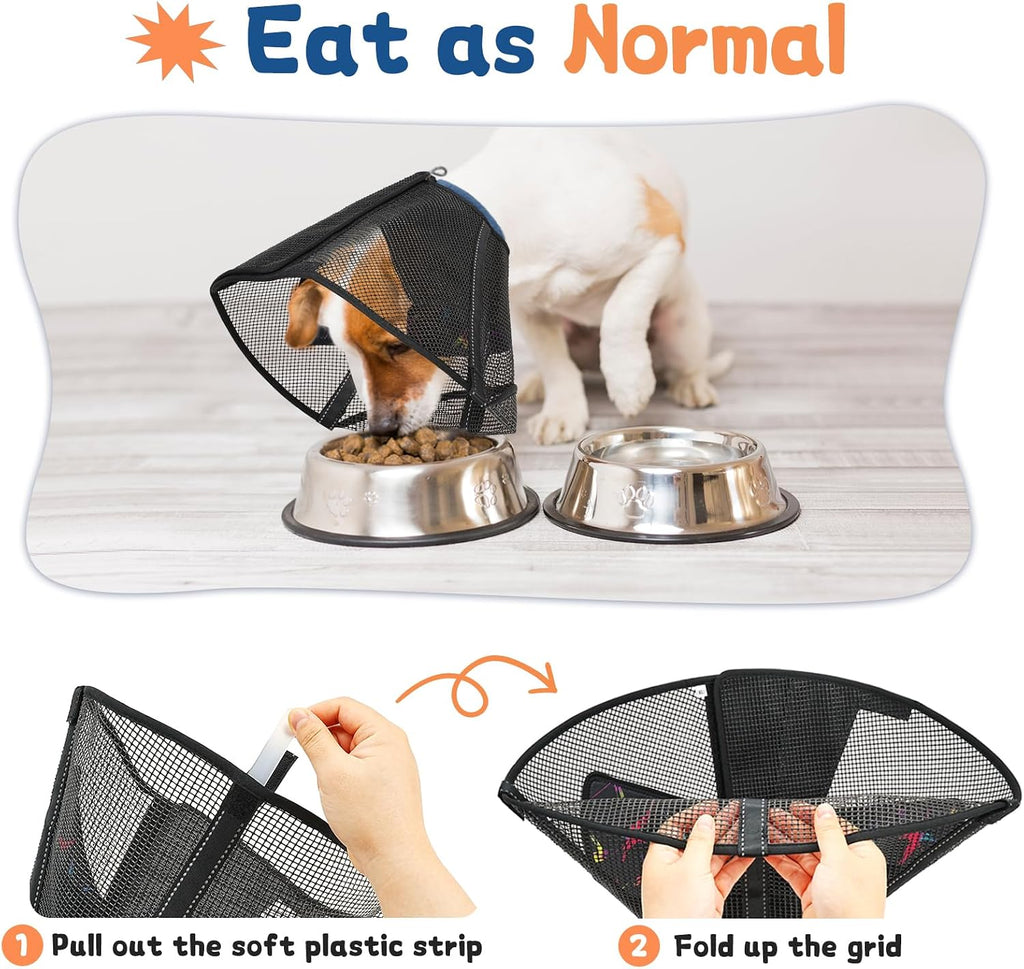 Dog Cone Collar Soft to Stop Licking Surgery Recovery Alternative