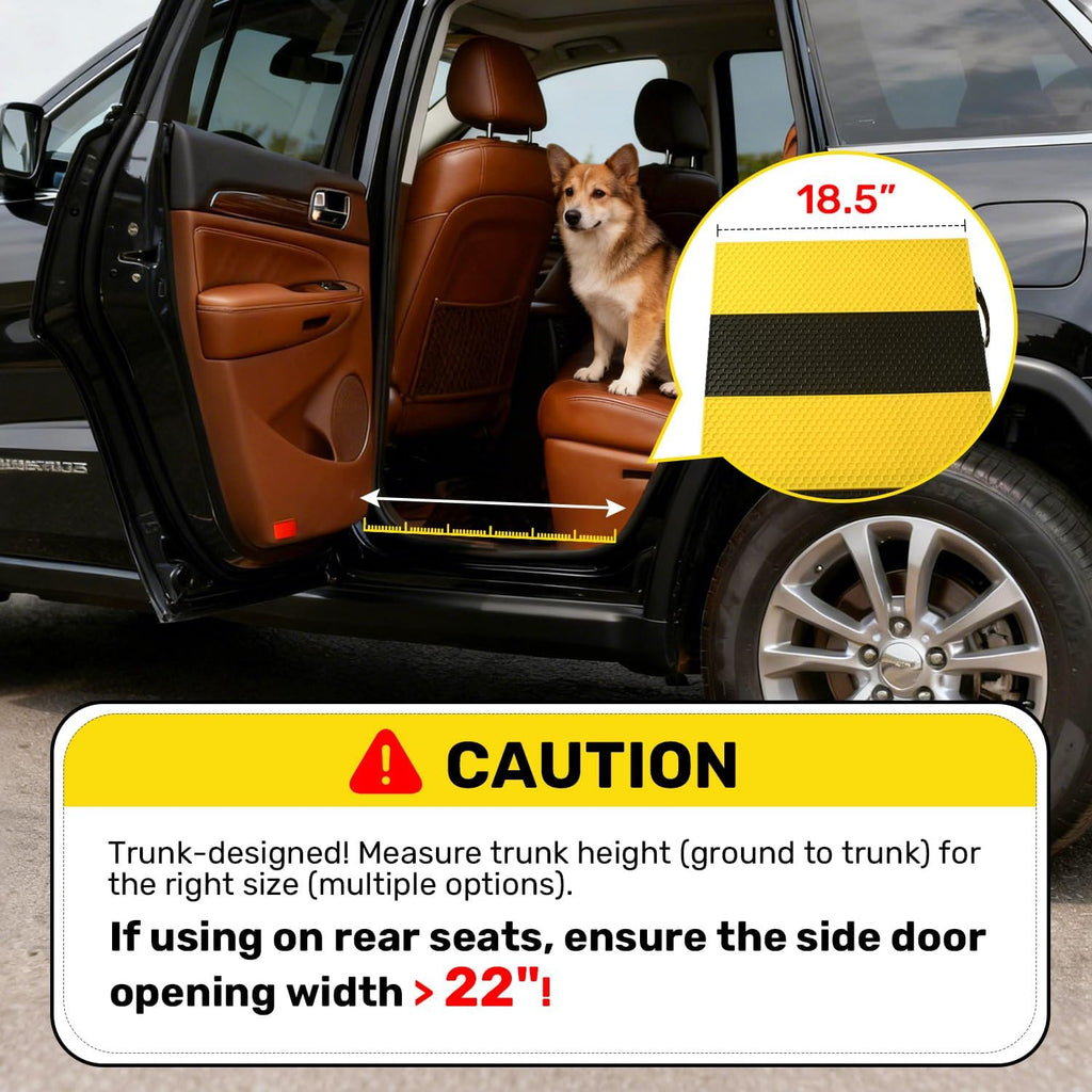 Heeyoo 71" Extra Long Dog Ramp for Car SUV Truck - 350Lbs Folding