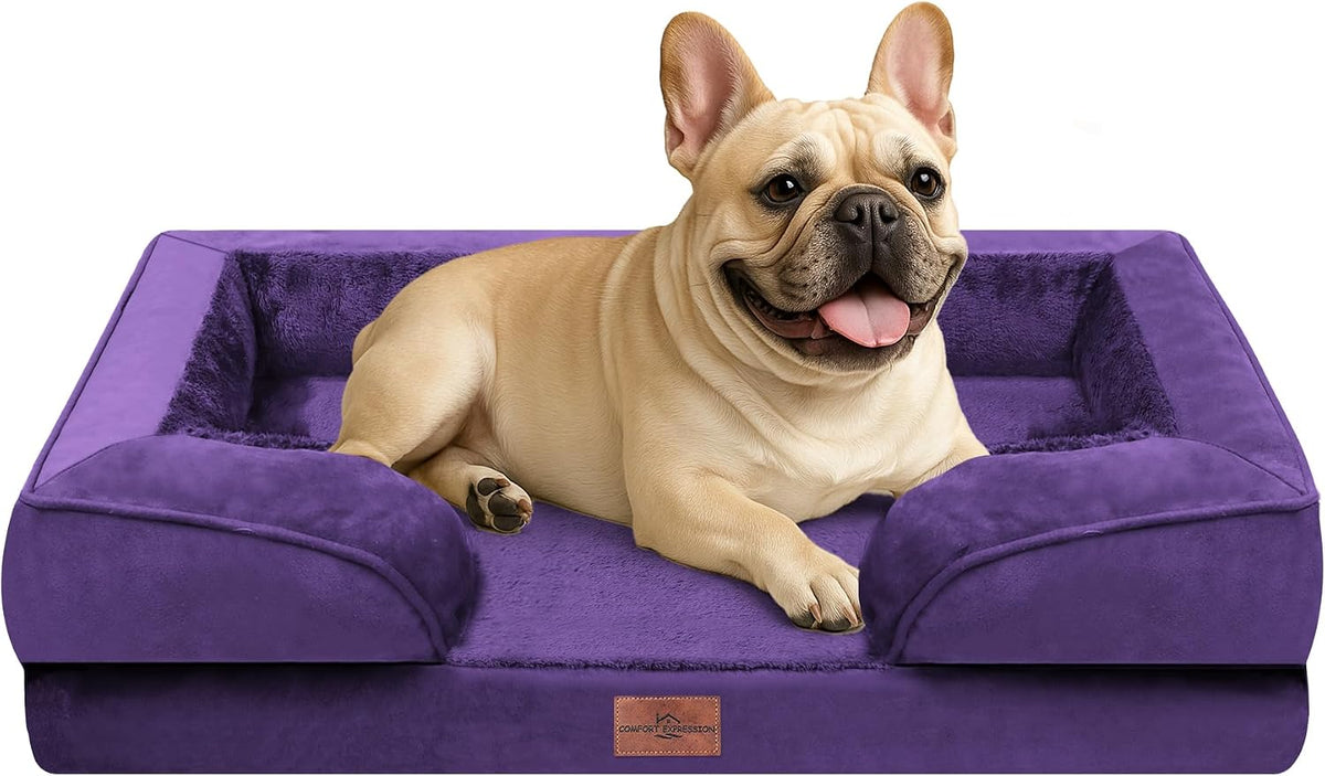 Comfort Expression Waterproof Orthopedic Dog Bed for Medium Size Dog