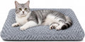 Dog Bed Small Size, Plush Washable Pet Bed Mat, Dog Crate Bed 17"x14"