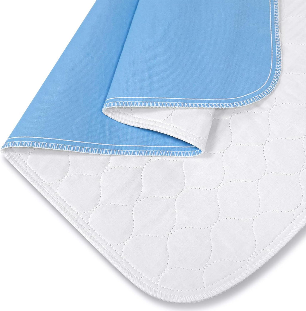 Waterproof Mattress Protector 34’’ x 52", 1 Pack, Reusable Incontinence Pad | White Incontinence Pads, Machine Washable, Great for Bed, Couch, Sofa, Floor, for Kids, Adults, Elderly, and Pets