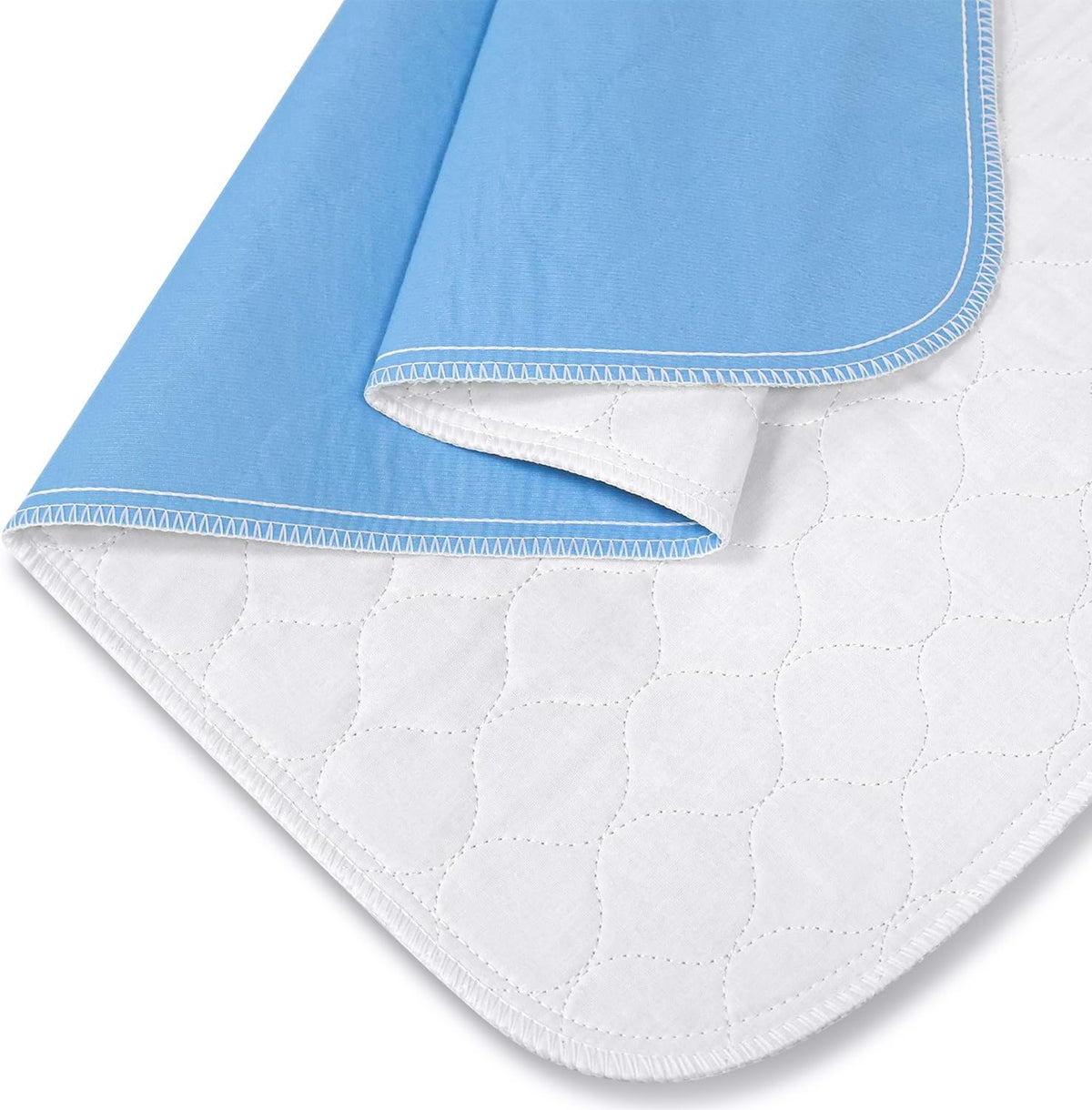 Waterproof Mattress Protector 34’’ x 52", 1 Pack, Reusable Incontinence Pad | White Incontinence Pads, Machine Washable, Great for Bed, Couch, Sofa, Floor, for Kids, Adults, Elderly, and Pets