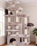 Heybly Cat Tree, 71-Inch Tall Cat Tower for Large Maine Coon Cats HCT037MU