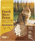 Just Try Freeze Dried Chicken Cat Food with Cat Grass & Taurine, 5 lb