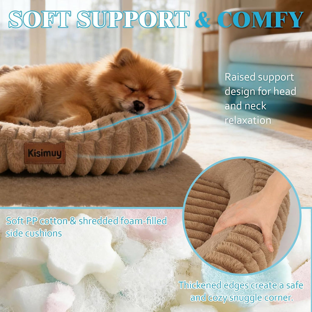 Orthopedic Dog Bed, Hip & Joint Support Dog Crate Pad for Puppy