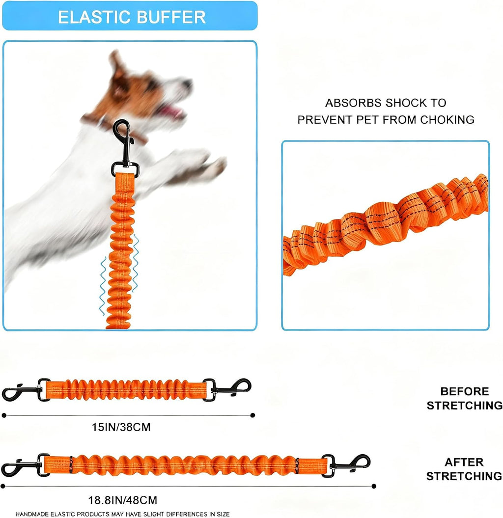 Dog Seat Belt for Bike Basket, Shock Absorbing Lead Bicycle Safety Leash