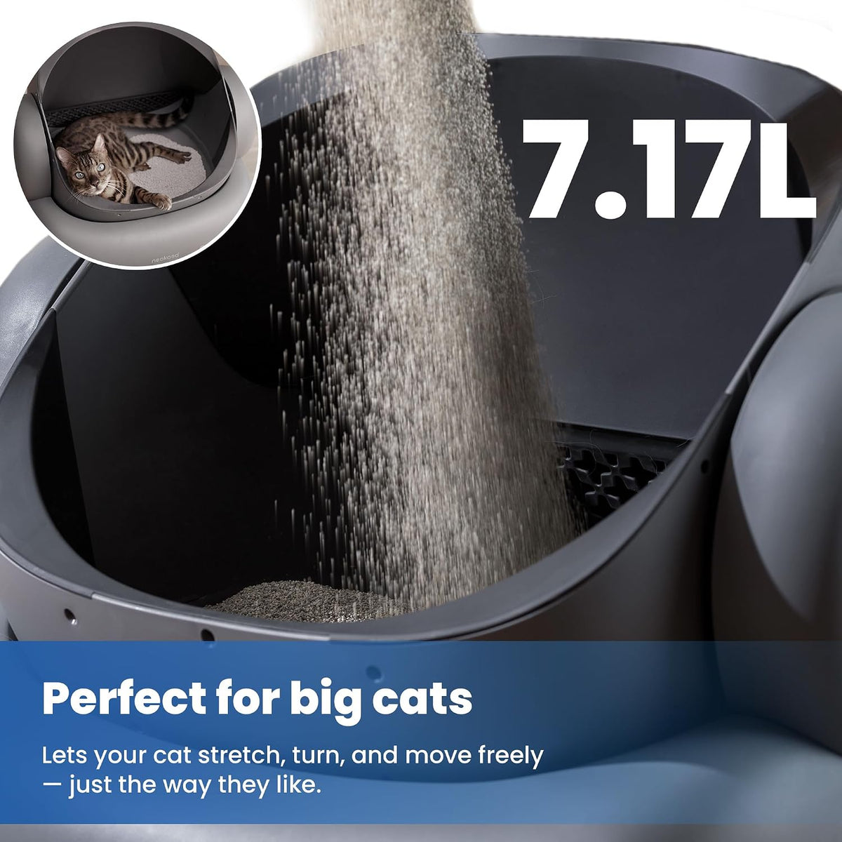 Neakasa M1 Plus Self-Cleaning Litter Box Bundle with 2-Year Protection Plan