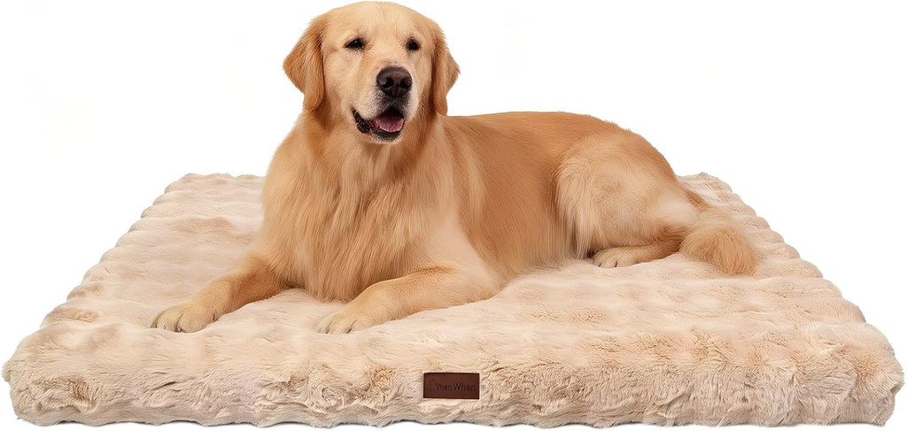XL Dog Bed 44x32, Washable Orthopedic Crate Pad Mat