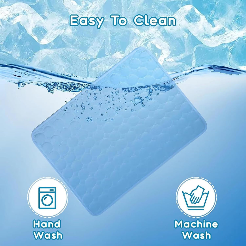 Summer Pet Cooling Mat, Chill Cooling Pad Portable Cool Blanket for Dog Cat
