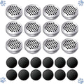 12 Pack Dog Pet Scent Training Box,Magnets Dogs Cat Scent Work tins,Dog Nose Work containers, Smell Metal Kit for Dogs Training, Pet Aluminium Tins
