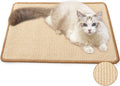 FUKUMARU Cat Scratcher Mat, 23.6 X 15.7 Inch Natural Sisal Cat Scratch Mat