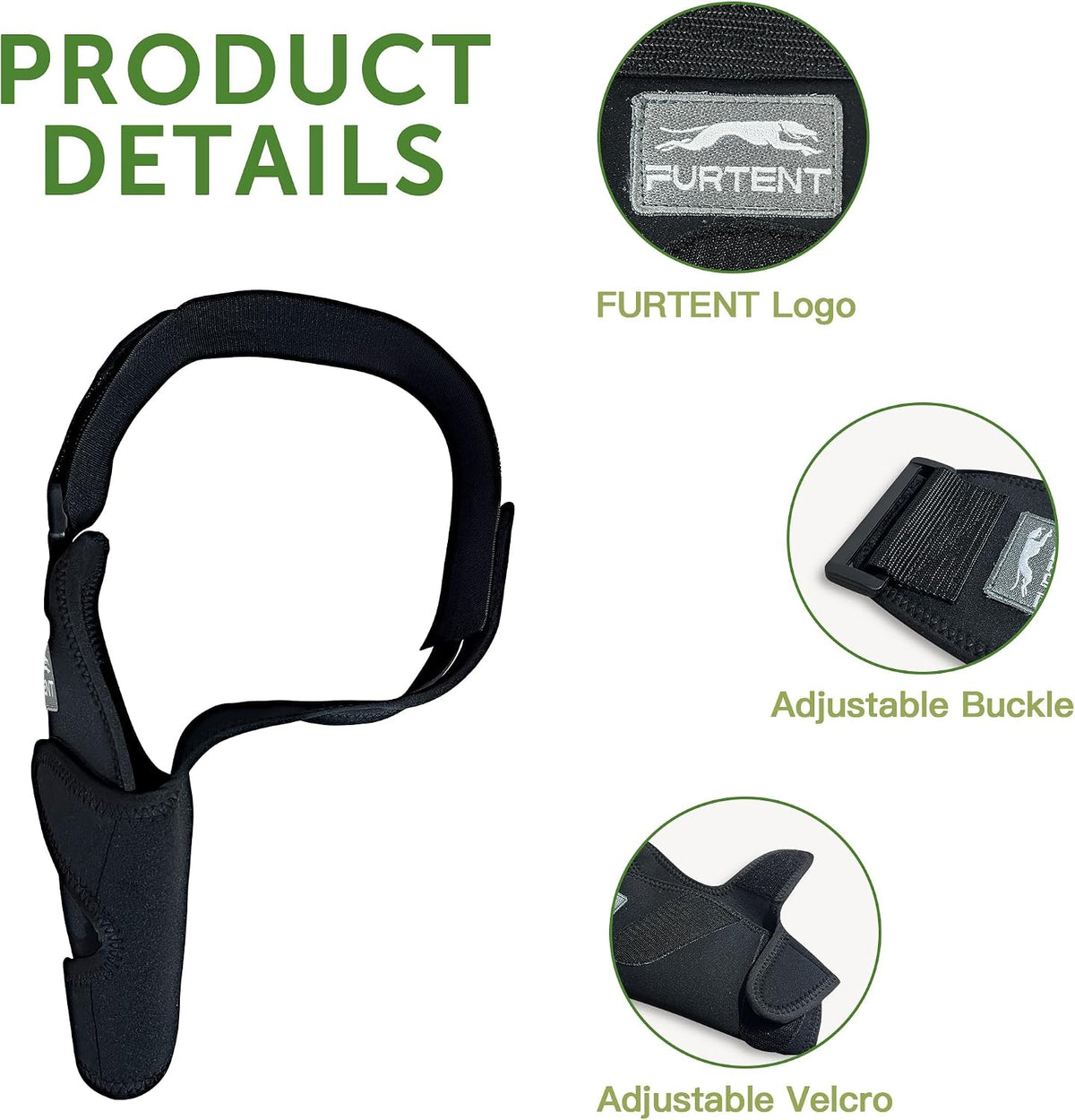Dog Front Leg Brace for Elbow Dysplasia, Shoulder Dislocation, Hygroma, Pet Prevent Licking Wound Elbow Protector, Avoid Cone of Shame, Abrasion Resistant Dog Recovery Sleeve, M