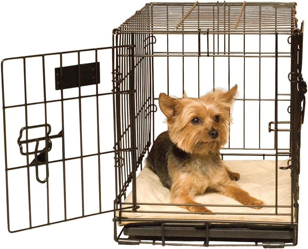 K&H PET PRODUCTS Self-Warming Crate Pad Tan X-Small 14 X 22 Inches