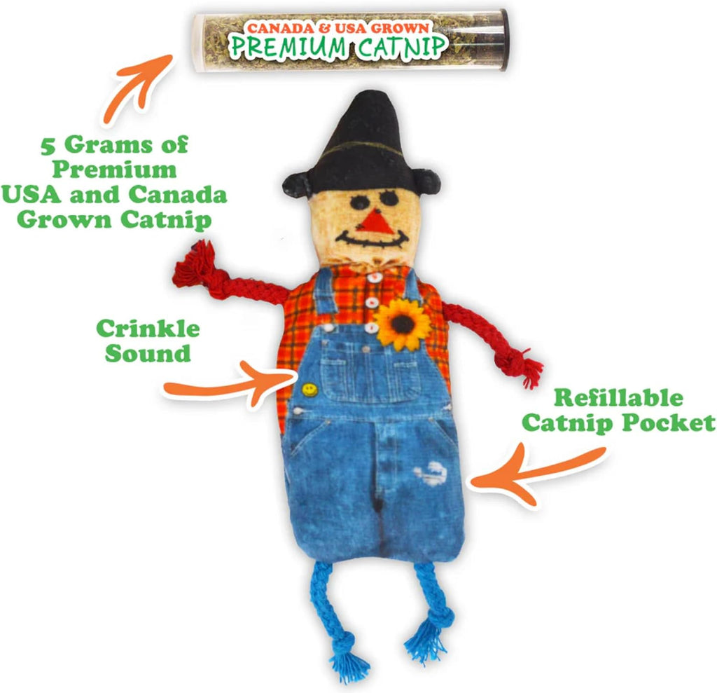 Meowijuana Fall Scarecrow Cat Toy and Blend Bundle | High-Potency