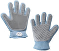 Cat Grooming Gloves, Upgraded 2-in-1 Double-Sided, 1 Count