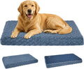 EMPSIGN Dog Bed Mat Crate Pad Mattress, Ultra Soft Pet Kennel, Navy, XXL