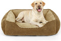MIXJOY X-Large Dog Bed for Large, Medium, Small Dogs - Rectangle, Washable, Orthopedic, Soft Calming Sleeping Puppy Bed - Durable Pet Cuddler with Anti-Slip Bottom - XL (35"x25"x9")