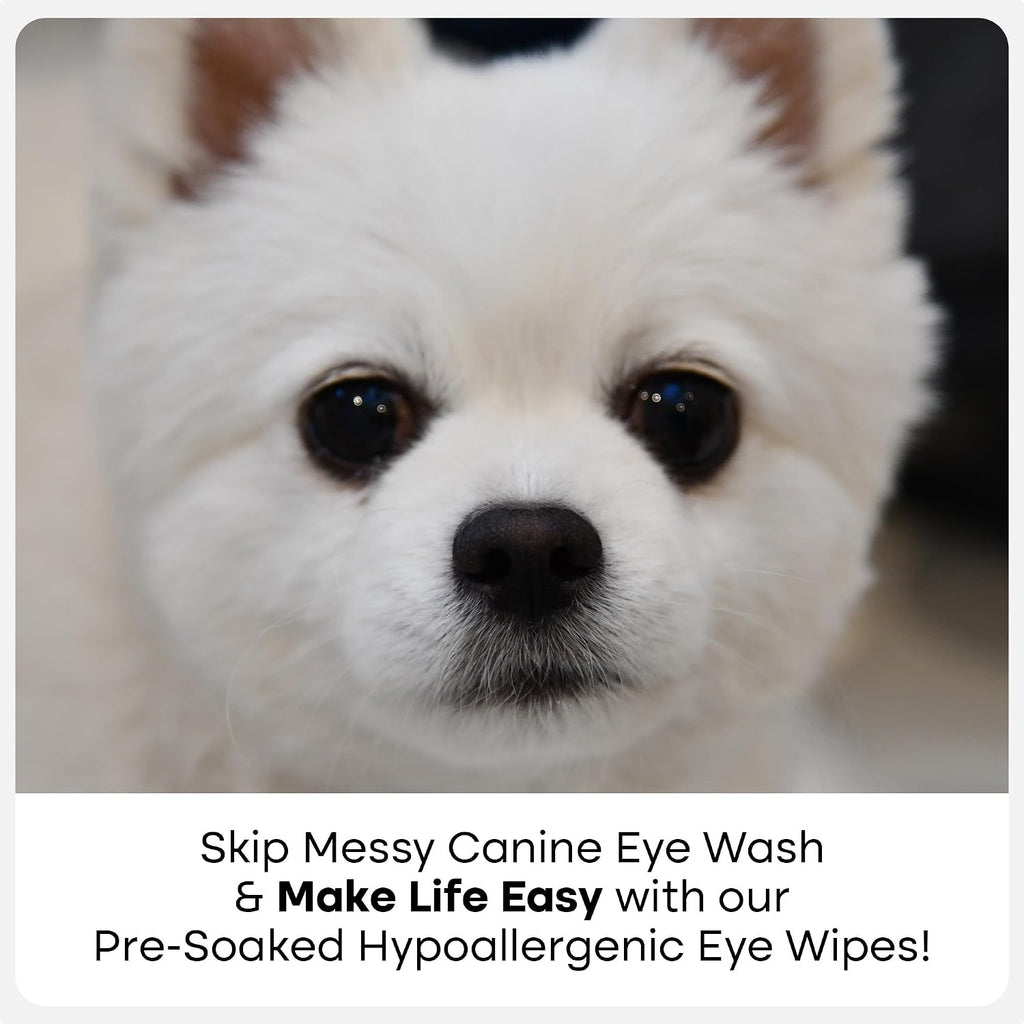 Uproot Clean Cat & Dog Eye Wipes: Hypoallergenic Eye Wipes for Dogs, 100ct.