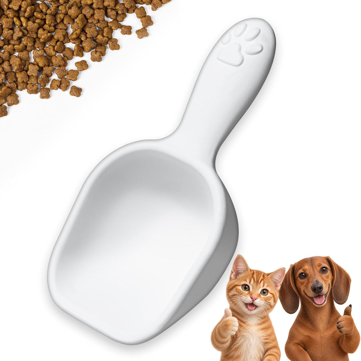 Diatom Drying Scoop 1/4 Cup for Pet Food