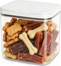 TBMax Large Dog Treat Container Bins 4.75 Qt with One-Press Flip-up Lid, Airtight Pet Dog Cat Treat Jar for Countertop, Pet Biscuit Canister Cookie Holder