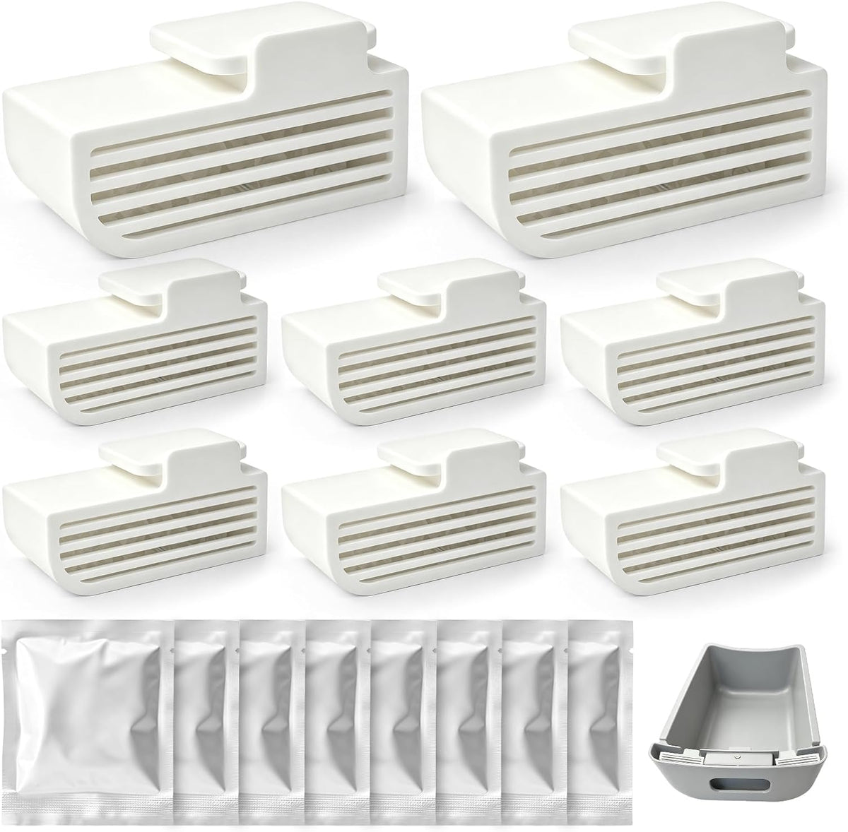 8 Pcs Fragrance Boxes Compatible with Cumrige Fumoi Cat Litter Box