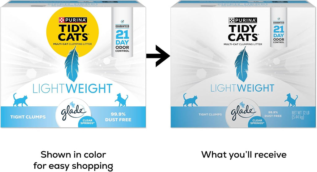 Purina Tidy Cats Lightweight Scented Cat Litter, 12 lb. Box