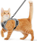 Cat Harness and Leash for Walking Escape Proof Soft Adjustable Cat Leash