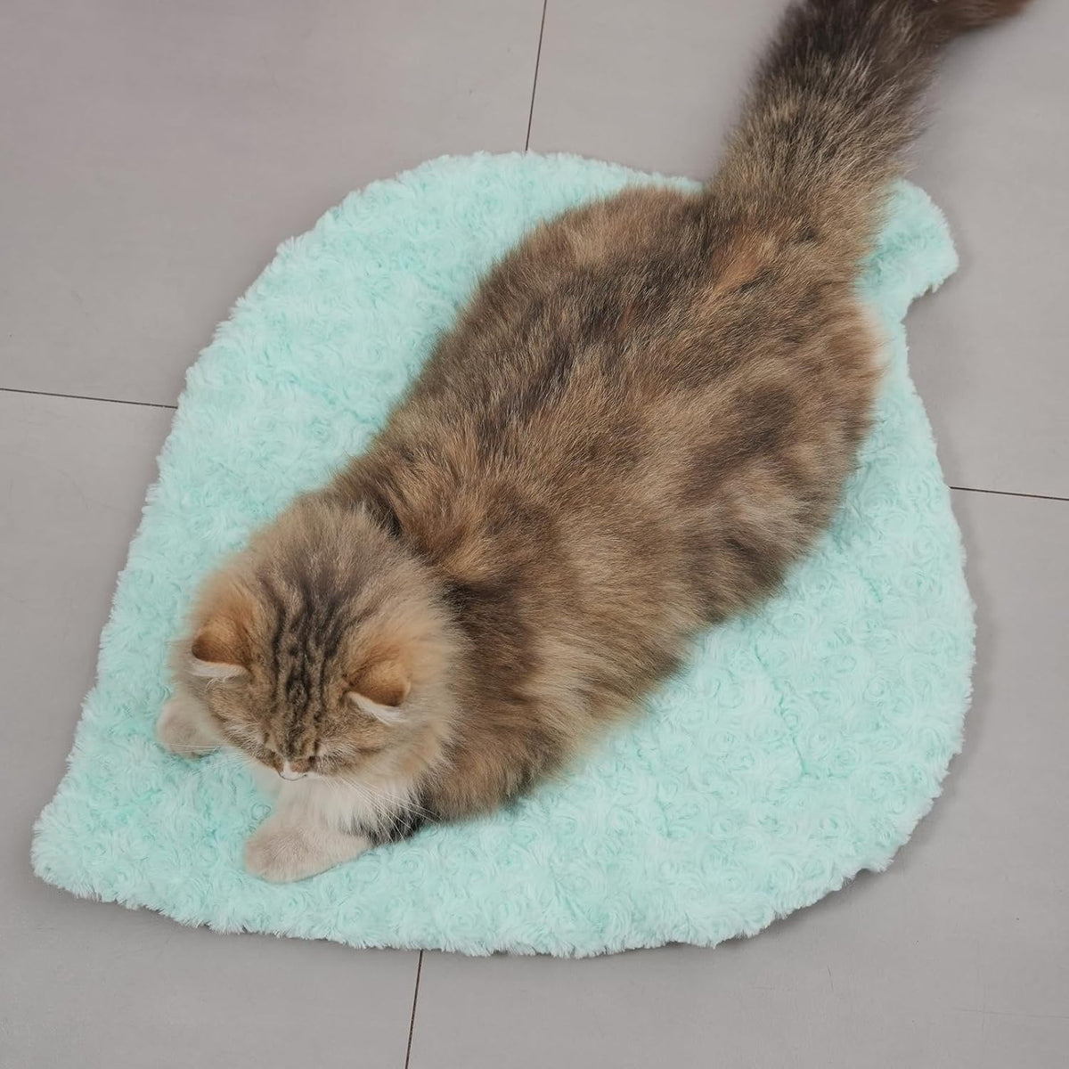 Cat Leaf Mat Cat Warm Bed Mat Comfortable Soft Fabric Breathable Cozy for All Seasons 26.5"x20.5" Ideal for Cats Small Pets