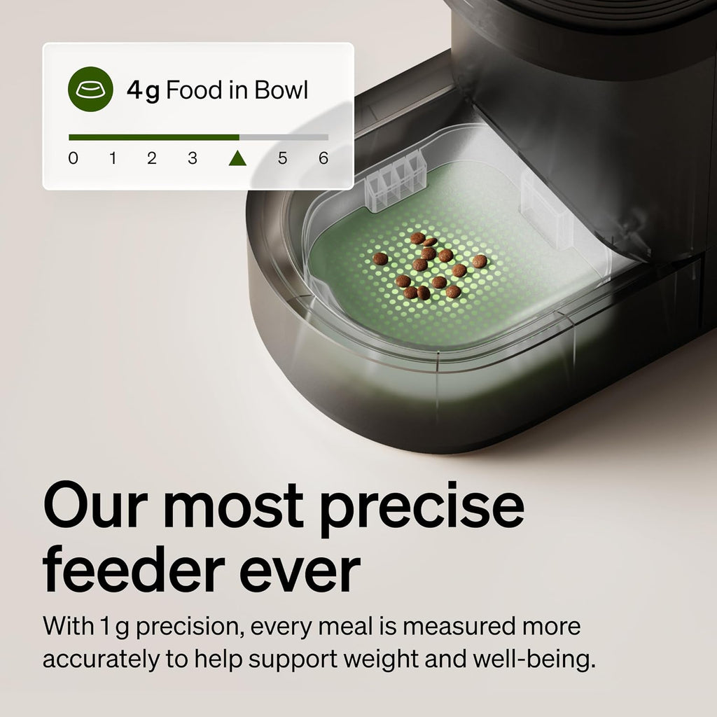 PETLIBRO Automatic Cat Feeder | Smart Scale Tracks Actual Food Intake, 5G & 2.4G WiFi, 5L Automatic Cat Food Dispenser with Low Food Sensor, Up to 10 Meals Per Day, Smart Refilling Mode, Granary 2