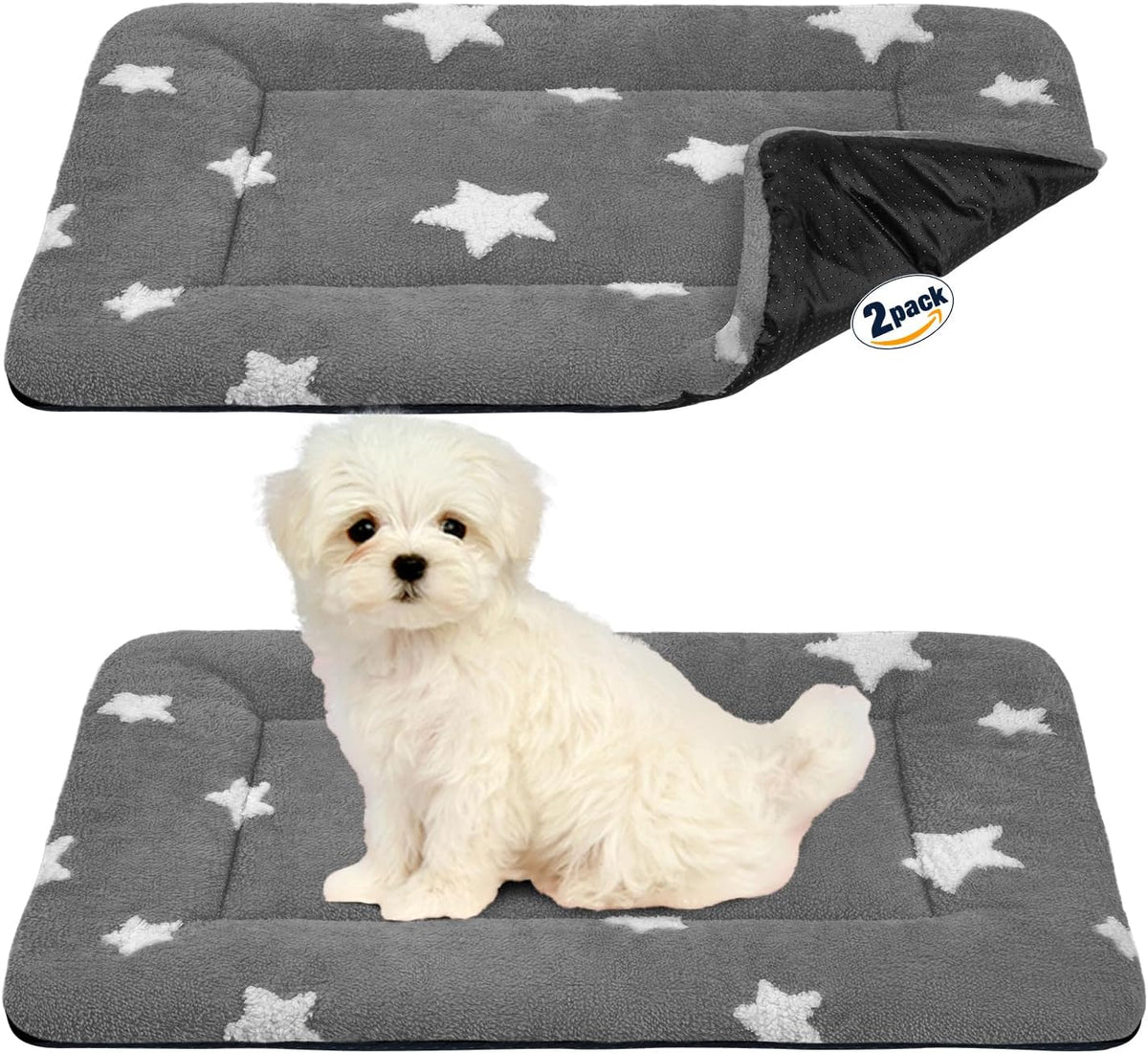 Mora Pets Dog Crate Pad Washable Cat Dog Bed for Crate Flat Pet Kennel Mat